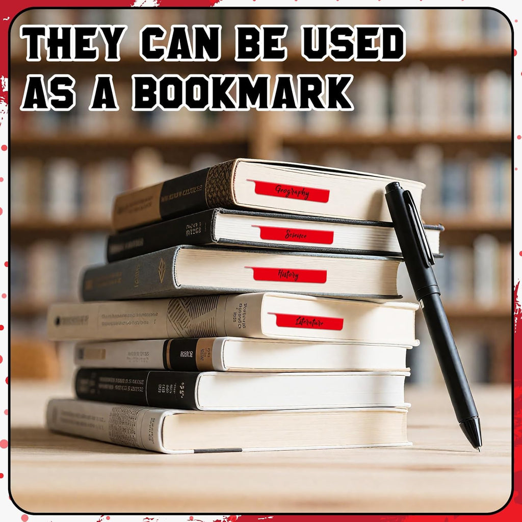 50pcs Red and White Trading Card Dividers Plastic Index Card Storage Dividers with Tabs Card Separators for Sports Recipe Game Card Organize