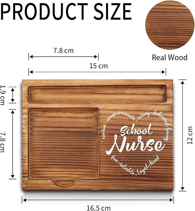 School Nurse Gifts, School Nurse Appreciation Gifts, Thank You School Nurse Gifts, School Nurse Office Decor, School Nurse Desk Self-Stick Note Pad Holders GSH7