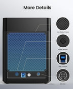 ORICO 5 Bay 3.5inch Hard Drive Enclosure USB 3.0 to SATA Magnetic Tool-Free External HDD Docking Station Case with 12V/6.5A Power Adapter for Family Storage Expansion Up to 90TB (5x18) - DS500U3