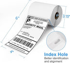 LotFancy 4x6 Thermal Labels, 440 Shipping Labels (2 Rolls) Compatible with DYMO LabelWriter 4XL 1744907, Perforated Postage Label for Rollo, Zebra Desktop Printers, Commercial Grade