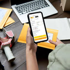 Fuxury Kraft Bubble Mailers 4x8" 400Pack Padded Envelopes Thick Bubble Envelopes Usable Size 4x7" Waterproof Cushioned Padded Mailers Packaging for Small Business #000 Yellow