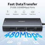 USB C Docking Station Dual Monitor Adapter for Dell HP, Laptop Docking Station 3 Monitors Quadruple Display USB C Hub Dongle to 4K HDMI+DisplayPort+VGA,3 USB2.0,100W PD, 8 in 1 Thunderbolt Dock