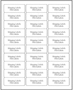 Address Labels for Inkjet Printers 1" x 2-5/8", Pack of 750 Labels