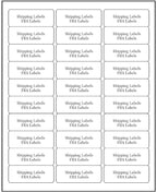 Address Labels for Inkjet Printers 1" x 2-5/8", Pack of 6000 Labels