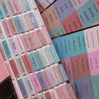 UPAFEXXI-Laminated Bible Tabs with Book Summaries(Gold Foil Embossed Lettering), Bible Tabs for Women and Men, Reposition Large Print Stickers, Easy to Read, 80Chapters Labels for Easy Navigation