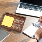 Administrative Assistant Gifts Admin Assistant Appreciation Gifts, Thank You Gifts for Office Assistant Secretary Front Desk, Admin Assistant Desk Self-Stick Note Pad Holders TZP01