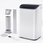EUHOMY Portable Air Conditioners, 14000 BTU Portable AC Unit up to 700 Sq.Ft, 4-in-1 Portable Air Conditioner with Cool,mDehumidifier, Fan, Sleep Mode, 24H Timer, Remote, for Apartment, RVs, Bedroom