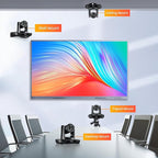 PTZ Camera 4K Conference Room Camera USB3.0/HDMI Live Streaming 12X Optical Zoom Wide Angle for Video Conferencing Church Services Education Medical Work with Zoom Webex OBS YouTube Facebook