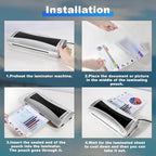 100 Pack Laminating Sheets, 5Mil 9" x 11.5" Laminating Pouches，5Mil Clear Thermal Lamination Sheet Paper for Laminator, Holds 8.5 x 11 Inch Sheets