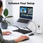 Acer USB C Hub 4 Ports, Multiple USB 3.0 Hub, USBC Splitter for Laptop with TypeC Power Port, Extender for Type C Port Laptop, PC, Desktop and More (USB-C, 0.7ft)