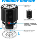 Custom Ink Stamp | Personalized Self Inking Stamp Gifts for Book Lovers, Readers, Teachers | 5 Ink Colors (Design-04)