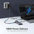 USB C Docking Station Dual Monitor HDMI Adapter for Dell HP Lenovo,Laptop Docking Station 3 Monitors USB C Hub Multiple Adapter Dongle with 2 HDMI 4K+VGA+100W PD Charger+3 USB Port+SD/TF Card Reader