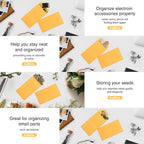 ValBox Coin Envelopes Small Parts Envelope with Gummed Flap for Home, Garden or Office Use, Kraft Seed Envelopes 500 per Box (Brown, 3 (2.5x4.25 Inches))