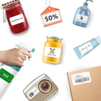 Batrical 2" x 4" Shipping Labels, 1000 Labels, Matte Finish, White, 10 per Sheet, 8.5" x 11" Sheet Size