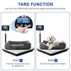 Digital Shipping Postal Scale 660lb/1oz Accuracy! Heavy Duty Postage Scale Extra-Large Capacity Stainless Industrial Scale for Small Business, Warehouse, Home, Battery&Charging Cable Included