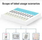 Methdic Address Labels 1" x 2-5/8" 900 Labels Sticker Paper for Laser/Ink Jet Printer Mailing Labels 8.5"×11" White 30 per Sheet