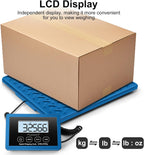 Fuzion Shipping Scale, 440LBs x 10g Postal Scale, Durable Alloy Steel Platform, Heavy Duty Scale for Packages, Postage, Luggage