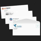 White Regular Business #14 Envelopes - Great for Mailing Letters, Business Memos, Documents, Invoices, Bills - Thick and Sturdy 24lb Stock, Strong Gummed Flap - 5" x 11-1/2" - 50 Envelopes