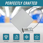 Smart Weigh 440lbs x 6 oz. Digital Heavy Duty Shipping and Postal Scale, with Durable Stainless Steel Large Platform, UPS USPS Post Office Postal Scale and Luggage Scale