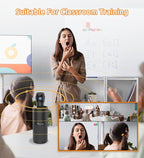 TOUCAN 360-Degree Video Conference Camera, 1080p HD Webcam with 4 Noise Reduction Mics, Speaker, AI Tracking, Works with Zoom, Google Voice, Microsoft Teams and More, for PC/Mac/Tablet