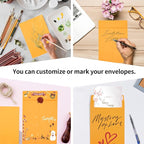 Joyberg 6x9 Envelopes Self Seal, Yellow, Printable, Tear Resistant Kraft Envelopes for Mailing Letters, Documents, Photos, Invitations