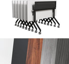 Conference Room Table, Folding Conference Tables,Thicken Grey Tabletop,Flip Top Wooden Seminar Meeting Room Table for Conference Room Offices (6, Black Drawer, 55.1”)