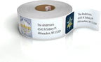 Customized Personalized Address Labels - Made in The USA by Kenco (500 Labels, Hannukah)