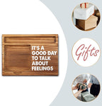 akeke Funny Sticky Note Holder Gifts for Guidance Counselor, Mental Health, Speech Therapy, Social Worker, School Counselor Desk Self-Stick Note Pad Holders GSH16