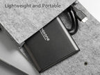 Maxone 1TB Ultra Slim Portable External Hard Drive HDD USB 3.0 Compatible with PC, Laptop, Charcoal Grey