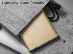 Maxone 250GB External Hard Drive Portable 2.5'' Ultra Slim HDD Storage USB 3.0 Compatible with PC, Laptop, Gold