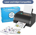 ValBox 5x7 Envelopes for Invitation 100 Qty A7 Envelopes Self Seal White, Printable Paper Envelope for 5x7 Cards, Weddings, Baby Shower, Stationery, Office, 5.25 x 7.25 Inches