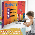 8 PCS Trifold Poster Board- Large 40" x 28" Tri Fold Display Board Hard & Thick White Presentation Cardboard for Science Fair, School Projects, and Business Presentations Supply