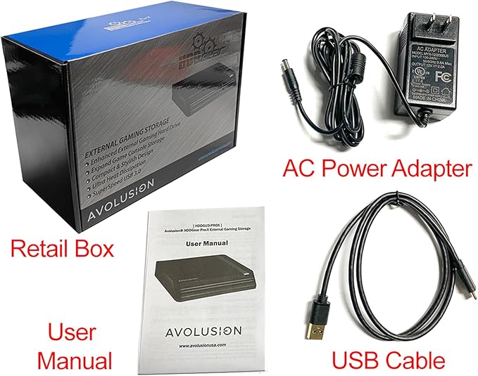 Avolusion PRO-X USB 3.0 External Hard Drive for WindowsOS Desktop PC/Laptop - (18TB) (Renewed)