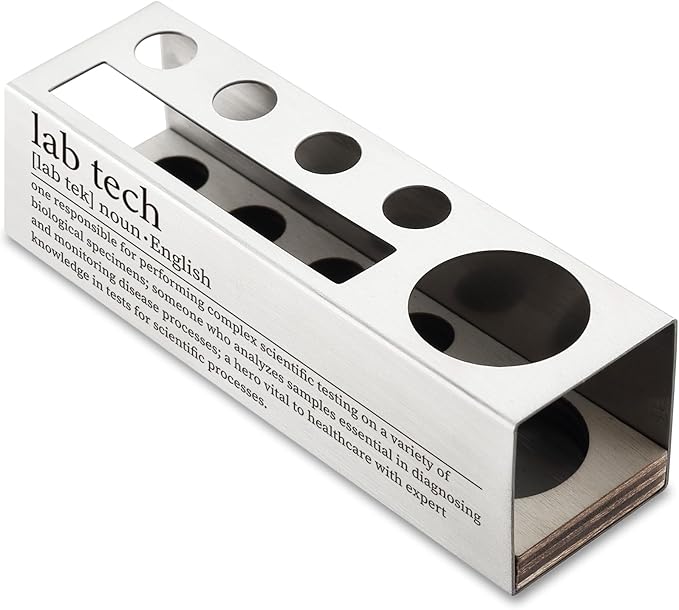 Lab Tech Gifts for Women, Men, Laboratory Technician Desk Decor Pen Pencil Holders WCC38