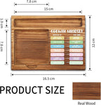 vizuzi Growth Mindset Sticky Note Holder, Counsellor Office Decor, Therapy Office Decor, Positive Self-Talk, Growth VS Fixed Mindset, Therapist Self-Stick Note Pad Holders ZSS39