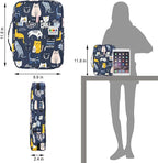 YOUSHARES Colored Pencil Case 166 Slots Pen Case Organizer with Handy Wrap & Zipper, Multilayer Holder for Prismacolor Colored Pencils & Gel Pen (Sports Cat)