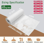 Honeycomb Packing Paper, 12" x 200' Packing Paper Substitute Alternative for Bubble Cushioning Wrap for Moving Shipping Packaging, Recyclable Moving Supplies Bubble Packing Wrap Roll-White