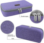 Homecube Big Capacity Pencil Case Oxford Cloth Bag Storage Pouch Marker Pen Pencil Cute Stationery Organizer Bag Holder with Zipper for Middle High School & Office Boy Girl Teen