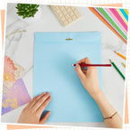 Geyee 100 Pcs Clasp Manilla Envelopes 10 x 13 Inch Gummed Colored Envelopes for Storing or Mailing for Home Office Business Supplies(Multicolor)