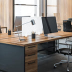 4PCS Acrylic Desk Dividers - 23.6”L x15.8”W White, Office Privacy Partitions with Clamps, Plexiglass Protective Shields for Offices Schools Call Centers