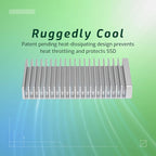 OWC 4TB Express 1M2 40Gb/s Portable NVMe SSD USB4 (Thunderbolt Compatible/USB-C) Ultra Fast External SSD Drive with Aluminum Heat Sink Enclosure