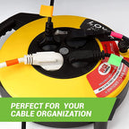 Royal Green Rectangular Color Coding Sticker Roll - Write On Labels for Folders & Organizing, 1.57" x 0.75" Stickers to Write On Name Tags for Office Supplies 5000 Labels - 10 Rolls (White).