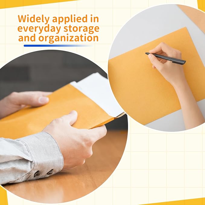 25 Pcs 18 x 22 Inch Jumbo Mailing Envelopes 32lb with Gummed Flaps, Extra Large Flat Catalog Envelopes for Mailing, Storage and Organizing Documents Photos Office Supplies