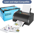 ValBox A9 Invitation Envelopes 250 Qty 5-3/4 x 8-3/4" White Envelopes Self Seal for Invitations, Photos, Wedding, Baby Shower Greeting Cards, Announcements - 5.75 x 8.75 Inches