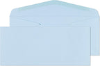 EnDoc #9 Colored Envelopes - 100 Pack - Blue Pastel Colore 3 7/8 x 8 7/8 envelope, Letter Size, For Home, Offices, Holiday, Invoices and Mailings