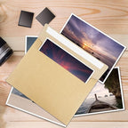 100Pack Kraft Envelopes,A4 Invitation Envelopes,Wedding, Baby Shower,Brown Kraft Envelopes for Personalize Gift Cards, Birthday Party,4x6 Envelopes for Invitations