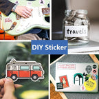 8.5" x 11" Full Sheet Label Sticker Paper for Laser & Inkjet Printers[200 Sheets,200 Labels]