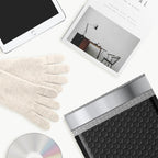 Poly Bubble Mailers 8.5x12 Inch, 25 Pack Padded Envelopes for Shipping, Package Envelopes with Self Seal Adhesive, Waterproof Padded Mailers (Black, Bulk #2)