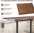 Conference Room Table with Flip-Top Design for Dynamic Meetings, Business Table Computer Desk with Heavy-Duty Frame,Foldable Seminar Meeting Tables for Home Office (2, D, 47.2IN)