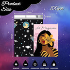 Planets Poly Mailer 10x13 Inch 100 Pcs, Waterproof Shipping Bags for Clothing, Tear-Resistant Mailier Bags, Strong Mailing Bags with Self-Seal